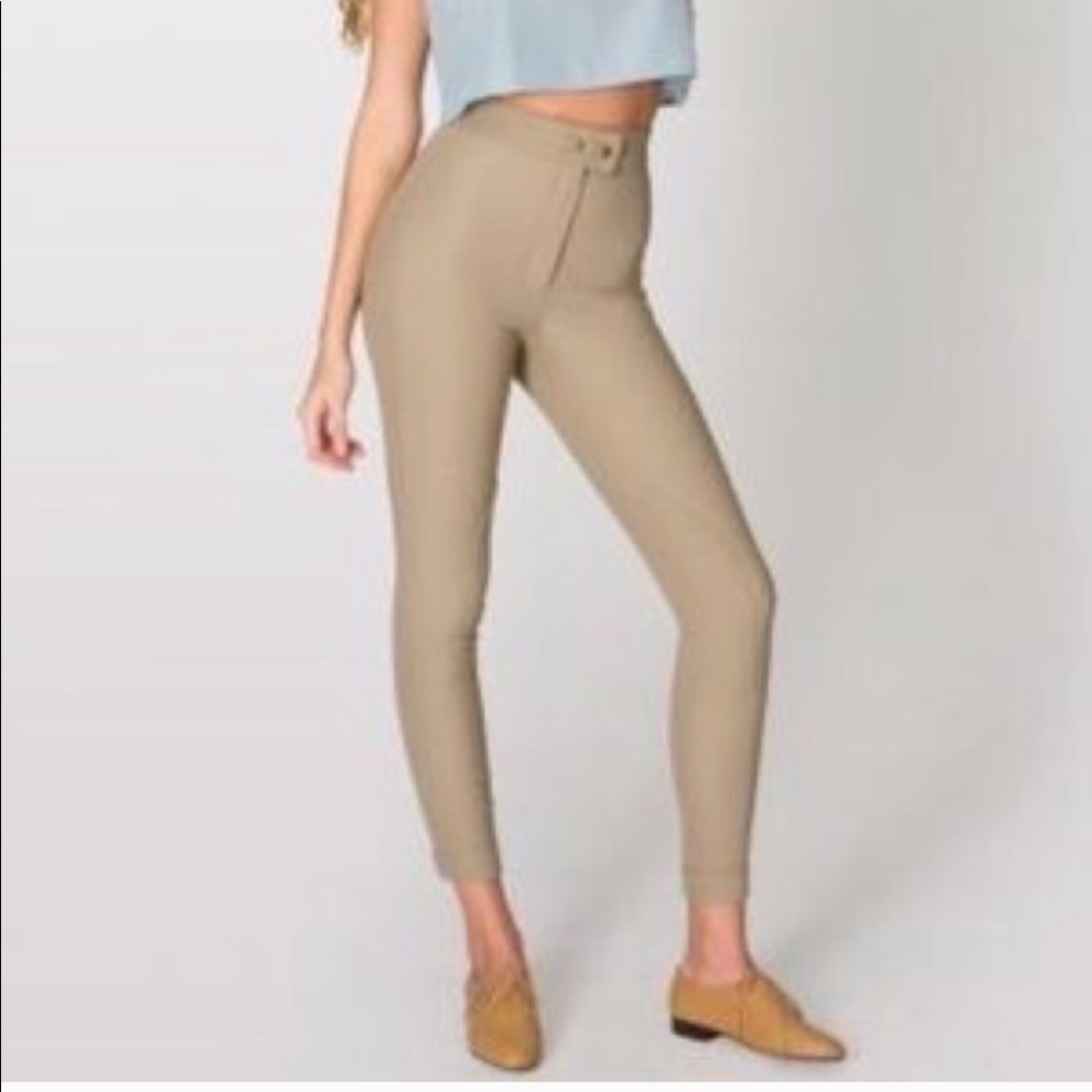 Taupe American Apparel riding pant